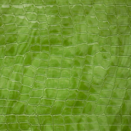 Coco Quadro, Cilantro,  Spilltop® Water Resistance, Hospitality Leather Hide