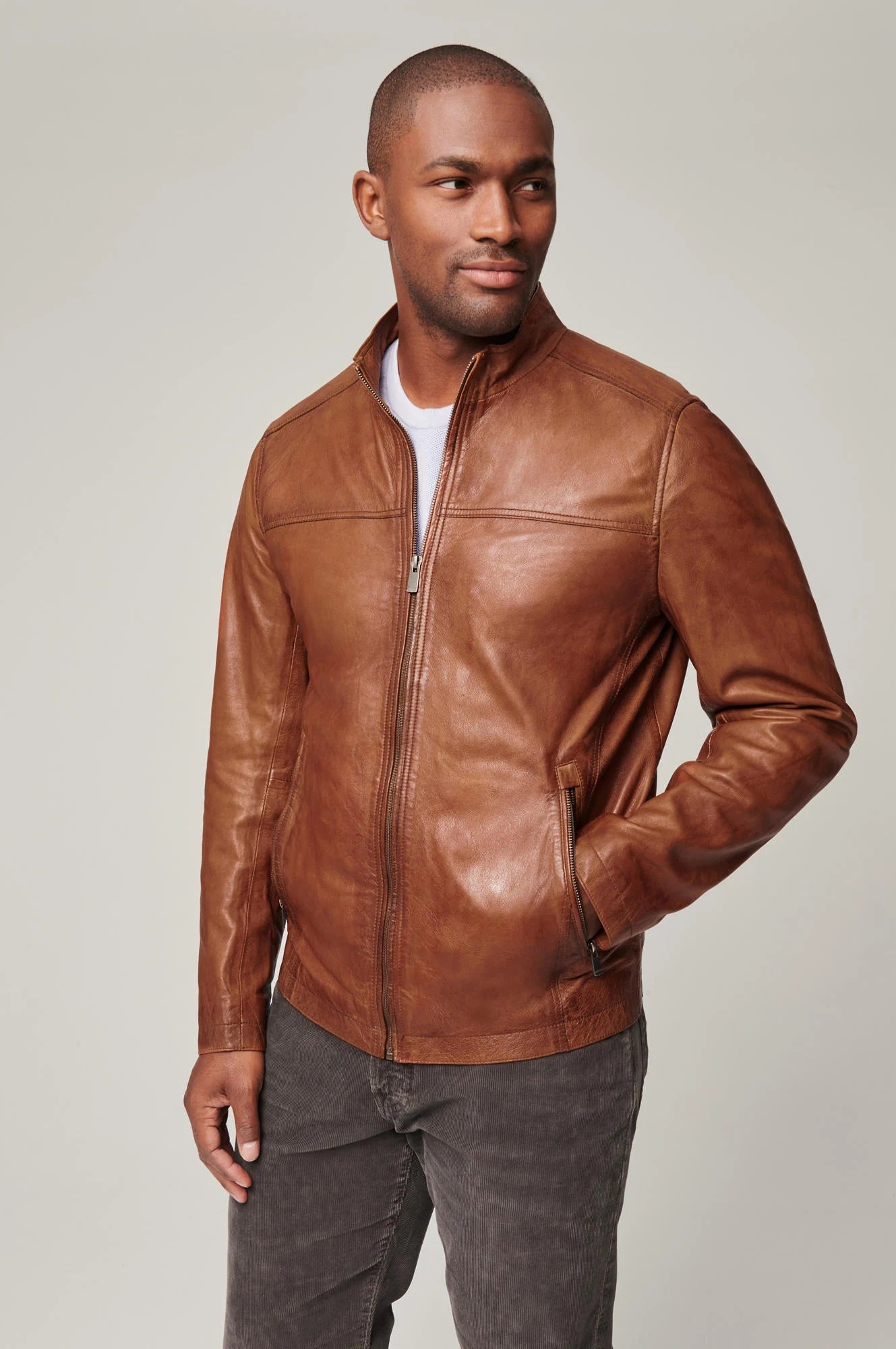 Lucio Leather Moto Jacket