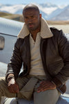 Curtis Leather A-2 Bomber Jacket