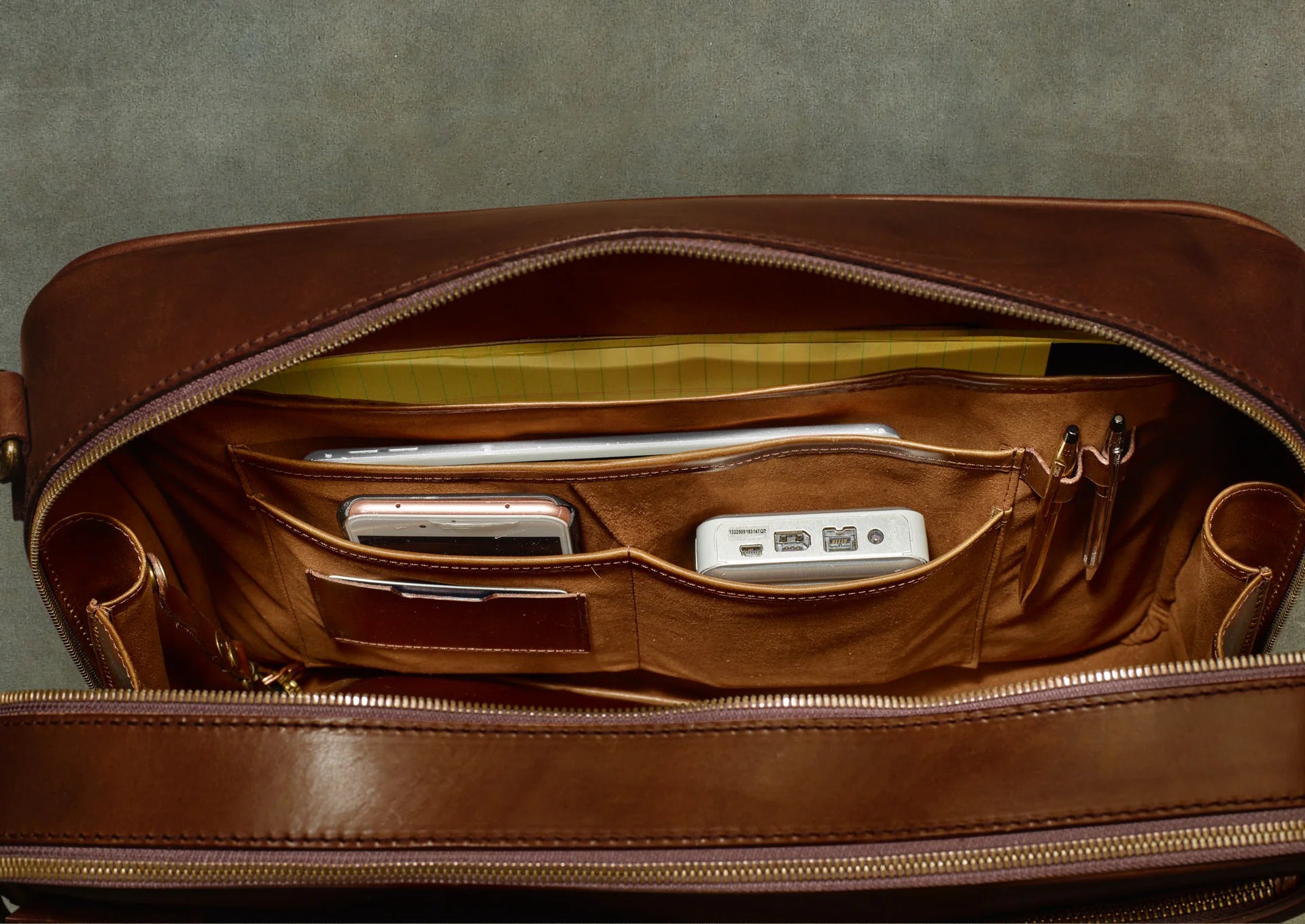 Leather Duffle Executive Bag