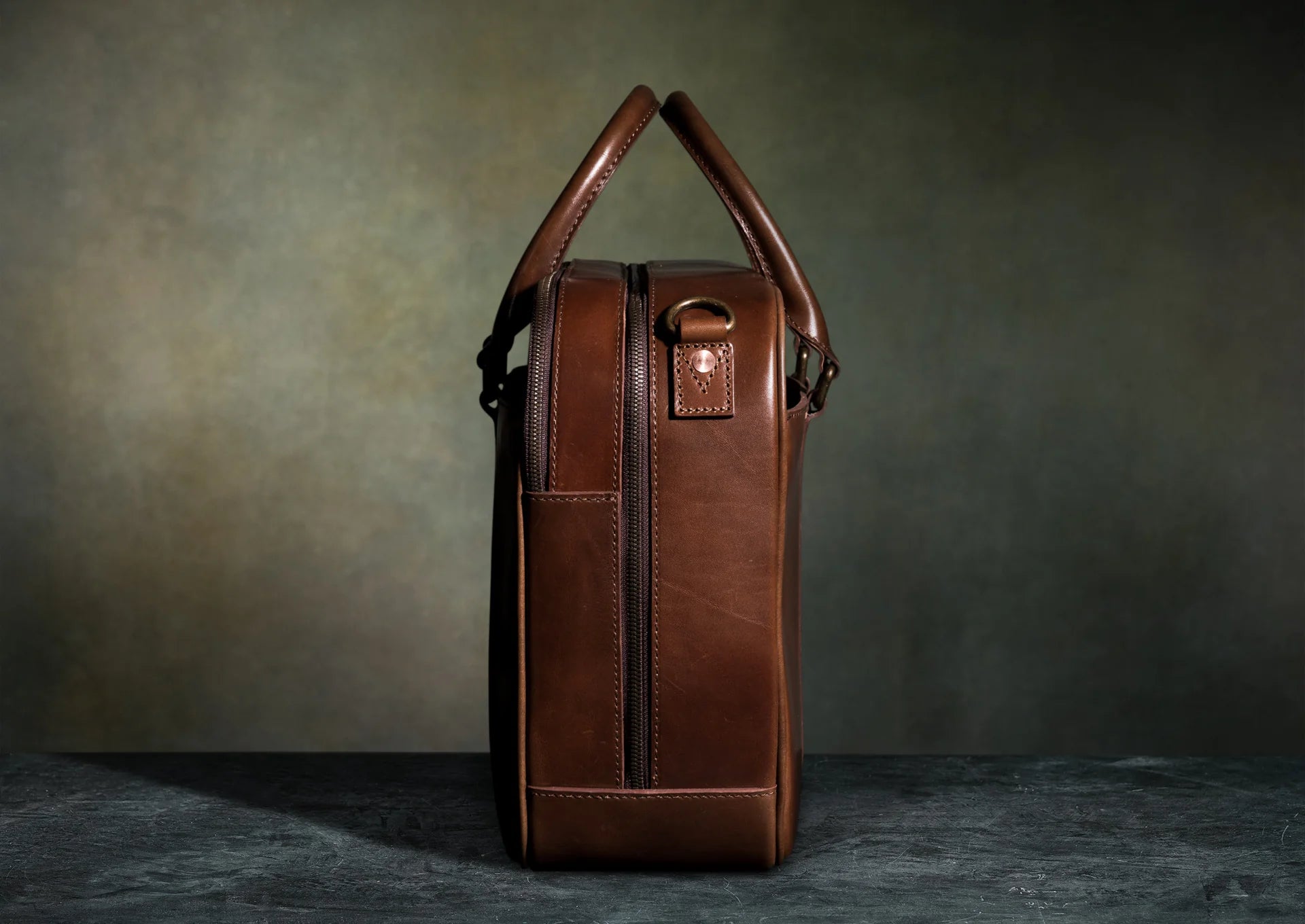 Leather Duffle Executive Bag