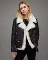 Luna 4-in-1 Shearling Biker Jacket