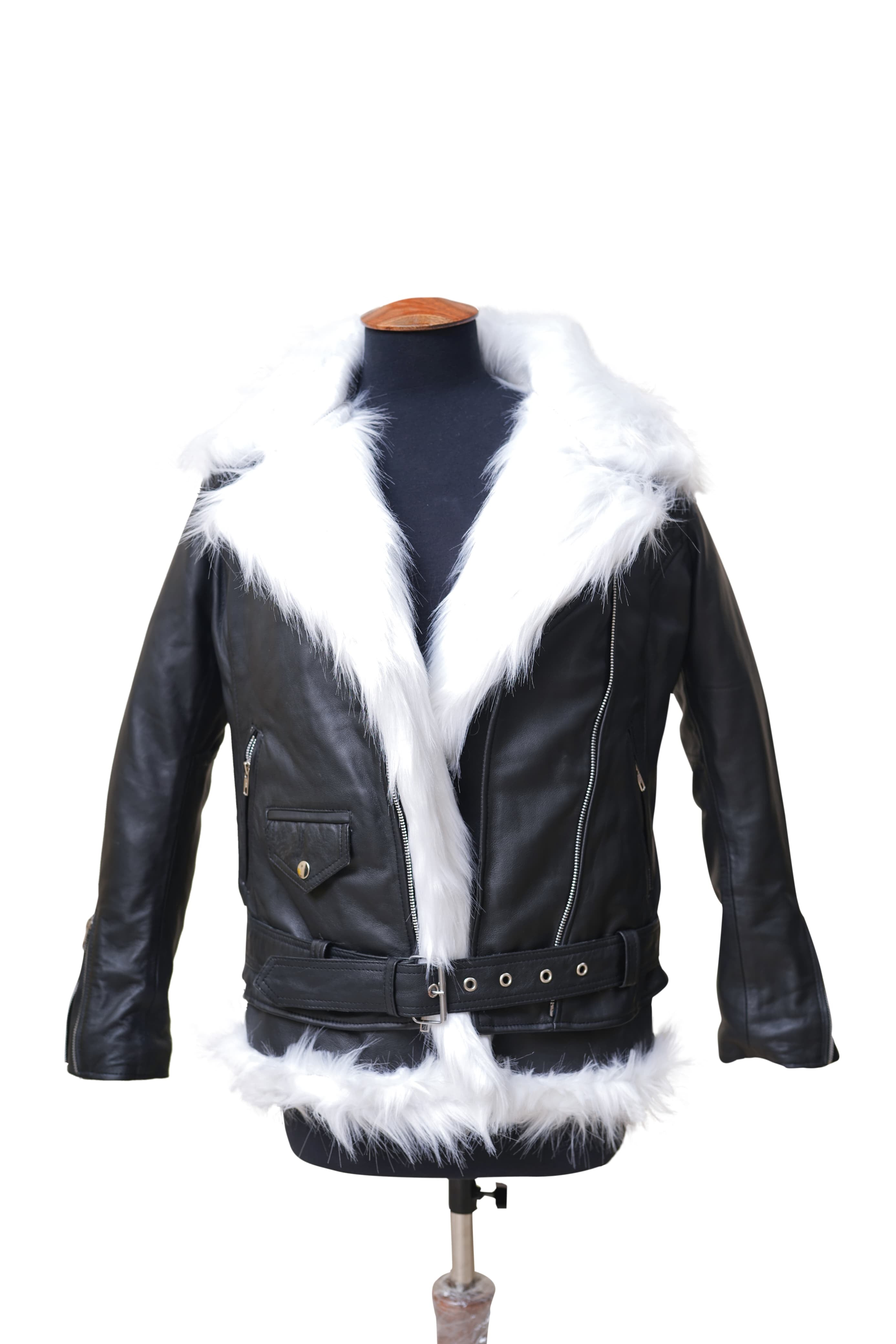 Luna 4-in-1 Shearling Biker Jacket