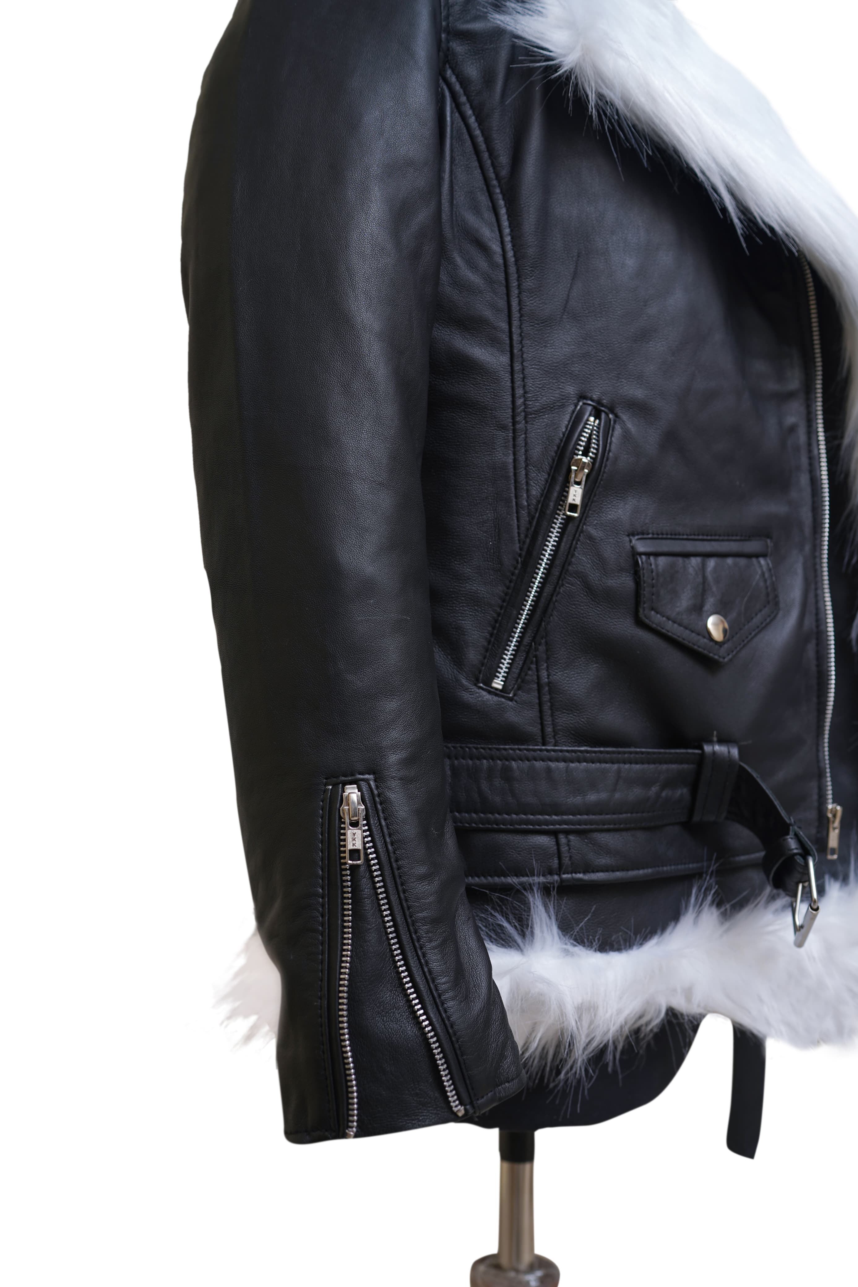 Luna 4-in-1 Shearling Biker Jacket